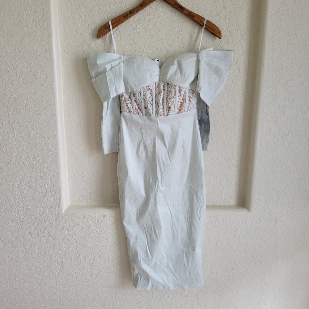 elle zeitoune Olivia Off the Shoulder Dress XS